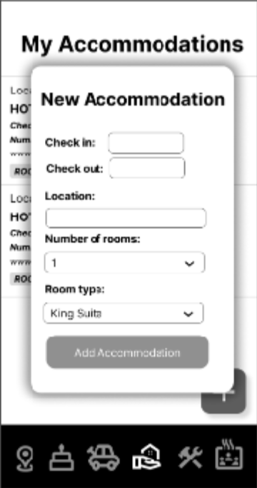WanderSync: Travel Planning App Screenshot